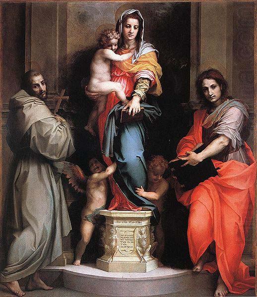 Andrea del Sarto The Madonna of the Harpies was Andrea major contribution to High Renaissance art. china oil painting image